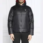 Пуховик стандартного кроя Ea7, черный - фото