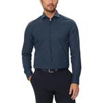 Босс Слим фитч Принтованная Рубашка HUGO BOSS, Синяя - фото 2