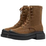 Ботинки SW Charli Short Martin Boot 4cm Women's Brown Stuart Weitzman, Original Shoe Box Included - фото 4