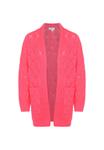 Вязаный кардиган IZIA, розовый - фото