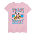 Футболка с рисунком Marvel Thor "Team Mighty" для девочек 7–16 лет Marvel - фото