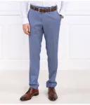 Шерстяные брюки h-genius-mm-224 Slim fit Boss, синий - фото 3