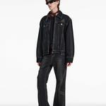 Nerdy Джинсовая куртка унисекс угольная, Charcoal - фото 5