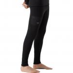 Термоштаны мужские Arcteryx с логотипом, черный - фото 2