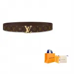 Мужской ремень Louis Vuitton, коричневый - фото 7