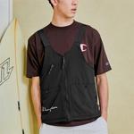 Сумка через плечо из ткани унисекс черный Champion - фото 8