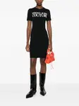 Платье с логотипом Versace Jeans Couture, черный - фото 2