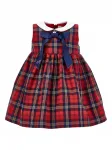 Платье в клетку Monnalisa, красный - фото