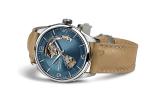 Hamilton Часы Men's Watch, Blue Dial Brown Leather Strap - фото 11