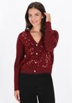 Кардиган usha Cardigan, Burgundy/Red - фото