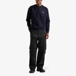 Свитшот Prada из хлопка с логотипом, синий - фото 2