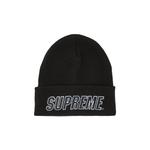 Шапка-бини Supreme Slant, черная - фото