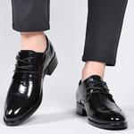 Черные туфли LUOMAIKE для мужчин - фото 2