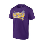 Мужская фиолетовая футболка с логотипом Minnesota Vikings 2022 NFC North Division Champions Big and Tall Divide and Conquer Fanatics - фото 4