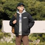 Пуховик Unisex Baseball Collar Thickened ZIAREL, хаки - фото 7