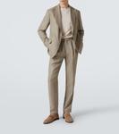 Плетёные пенни-лоферы из замши Brunello Cucinelli, Koala - фото 2