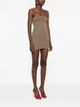 Мини-платье-бандо Entire Studios, коричневый - фото 3