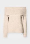 Джемпер ONLY ONLMARIE OFF SHOULDER, Weathered Melange/Light Brown - фото 6