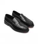 Кожаные лоферы limber_mocc_bo Boss, черный - фото 3