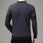 Мужской пуловер O Neck толстый зимний - фото 2