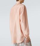 Шелковая рубашка Dries Van Noten, розовый - фото 4