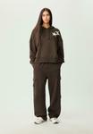 Худи Stradivarius Hoodie, Dark Brown - фото 2
