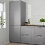 Дверь, серая, 40х200 см IKEA Bodbyn - фото 3