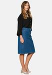 Юбка LolaLiza A-line skirt, Medium Blue/Blue - фото 3
