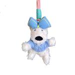 Плюшевый кулон с крючком для кукол, высота 10см Tak Bebe, синий - фото