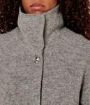 Пальто женское Liu Jo шерстяное, серый - фото 4
