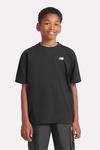 Футболка с маленьким логотипом для мальчиков New Balance, черный - фото