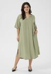 Платье Kaffe Curve KCMILLE, Oil Green/Green - фото