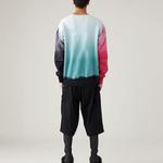 Свитшот AMBUSH с омбре логотипом, изумрудный - фото 6