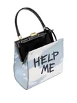 Сумка-тоут Help Me Moschino, синий - фото 3