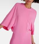 Платье макси со сборками Stella Mccartney, розовый - фото 4