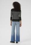 Джемпер Kaffe Jumper, Black W Chalk Stripe/Black - фото 3