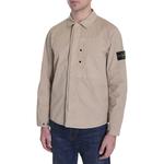 Длинный рукав рубашка с нашивкой компас STONE ISLAND, Light Umber - фото 5