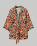 Кимоно из ткани с племенным принтом Gisela, мультиколор - фото 6