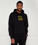 Толстовка Hugo Diridood Relaxed Fit, черный - фото