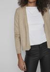 Кардиган VILA Viril Short Cardigan, натуральный меланж - фото 4