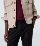 Брюки-чинос из фланели из натуральной шерсти Virgin Wool Rubinacci, черный - фото 5