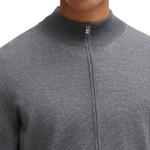 Кардиган на молнии Boss Fine knit HUGO BOSS, серый - фото 6