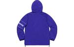 Куртка ripstop hooded pullover half zipper waterproof interchange jacket blue Supreme, синий - фото 2