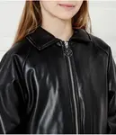 Бомбер Regular fit Guess, черный - фото 4