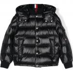 Детская футболка Moncler, черная - фото
