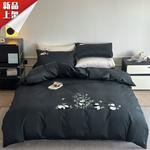 LUOLAI HOME Комплект постельного белья, 1.5 м, 4 предмета - фото