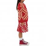 Детская юбка Burberry, красная - фото 4