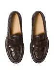 Плетеные лоферы Scarosso, коричневый - фото 4