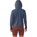 Худи Mountain Hardwear Sunblocker Long Sleeve, цвет Blue Slate Heather - фото 2