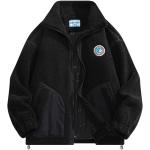 Бархатная куртка унисекс Doraemon, Черный - фото